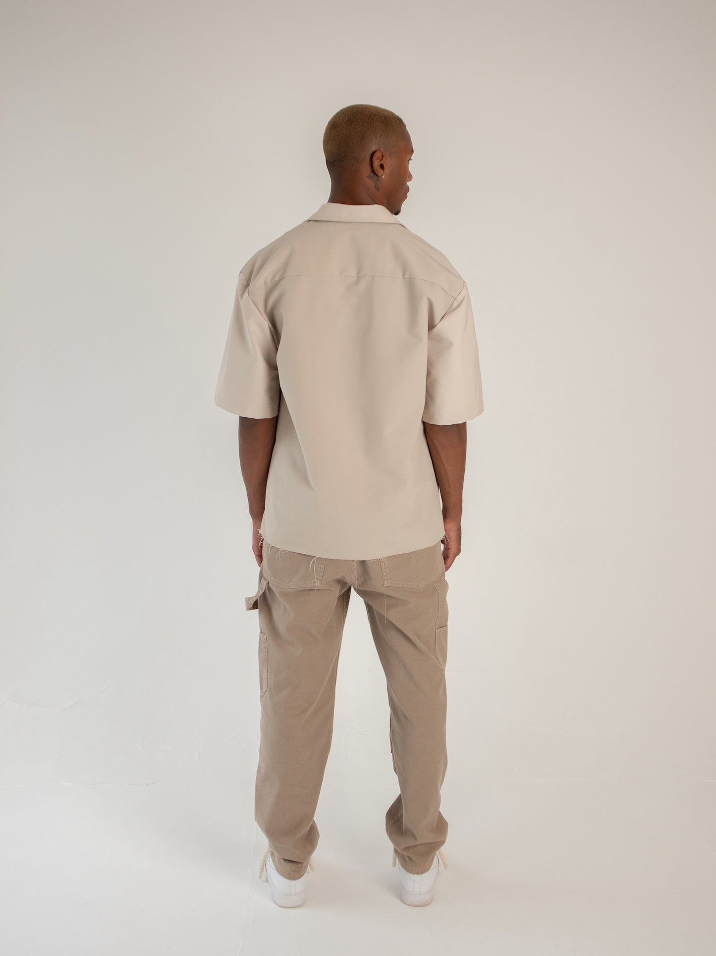 Bespoke Boxy Raw Hem Over-Shirt