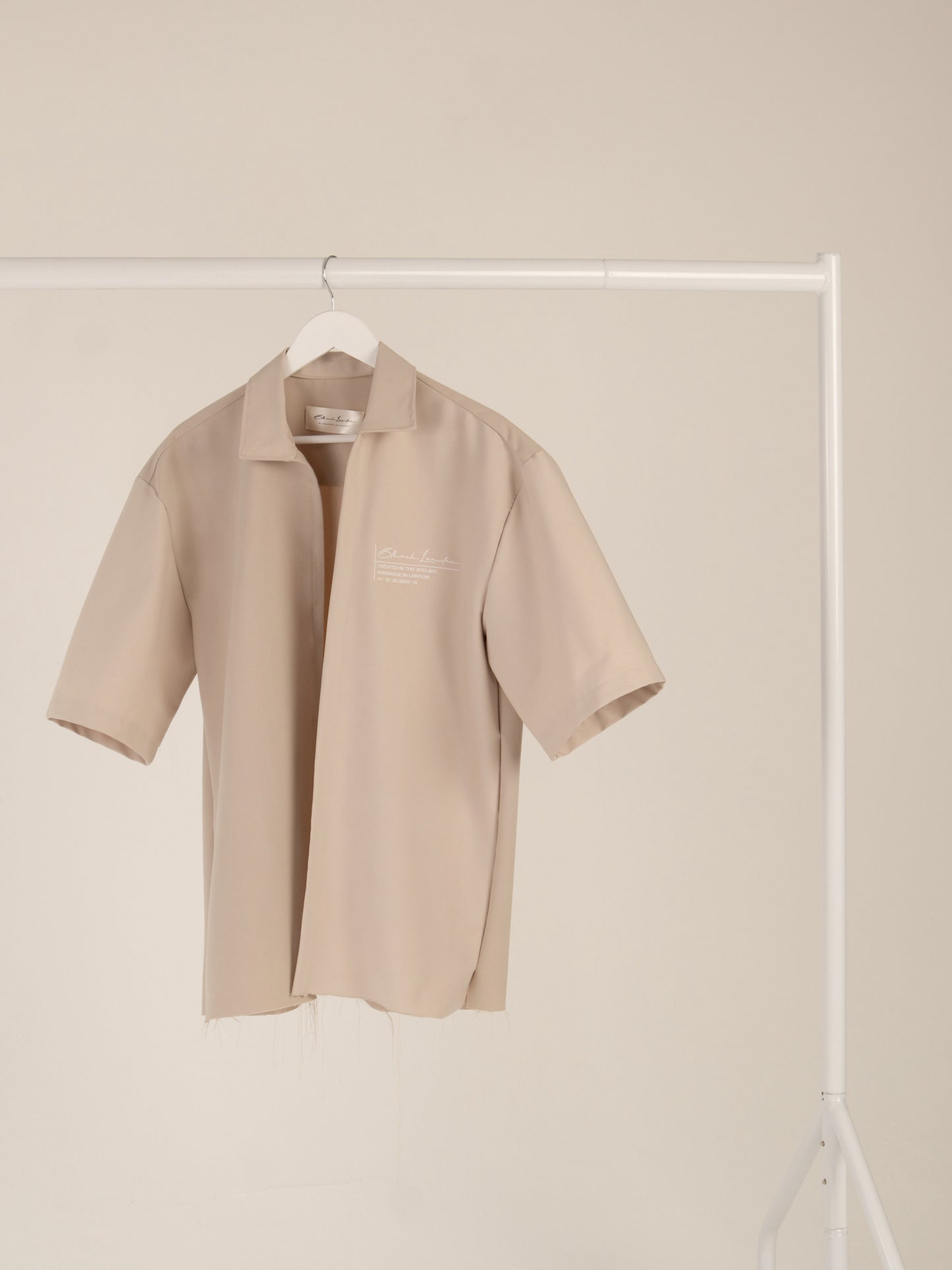 Bespoke Boxy Raw Hem Over-Shirt